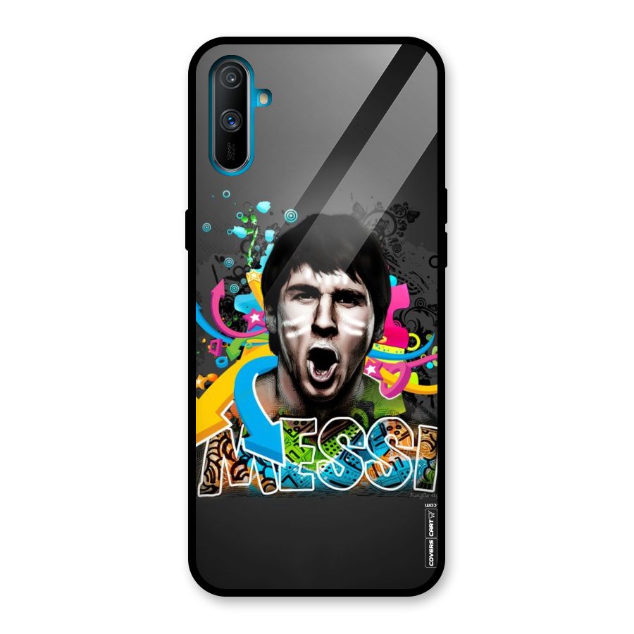 Messi For Argentina Glass Back Case for Realme C3