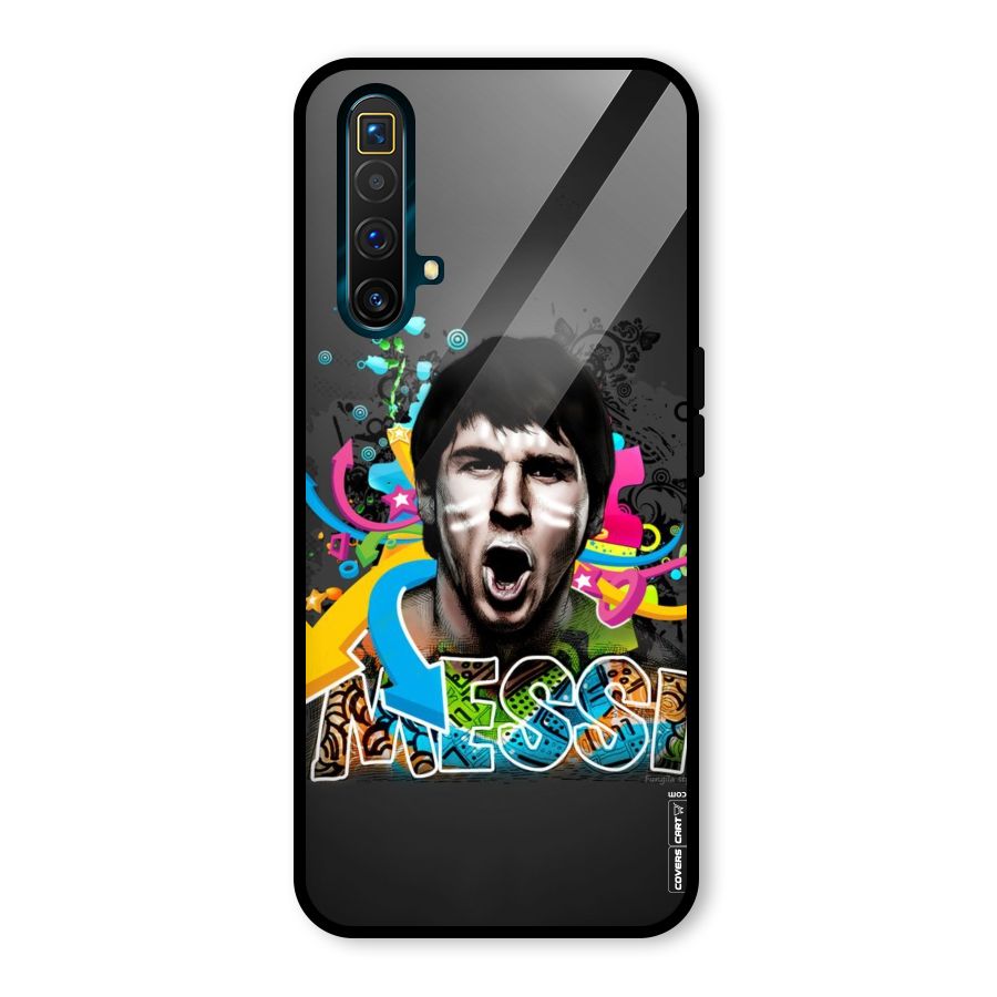 Messi For Argentina Glass Back Case for Realme X3