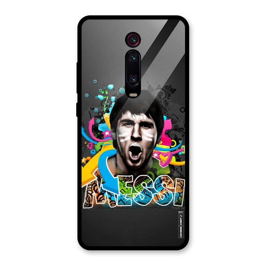 Messi For Argentina Glass Back Case for Redmi K20 Pro