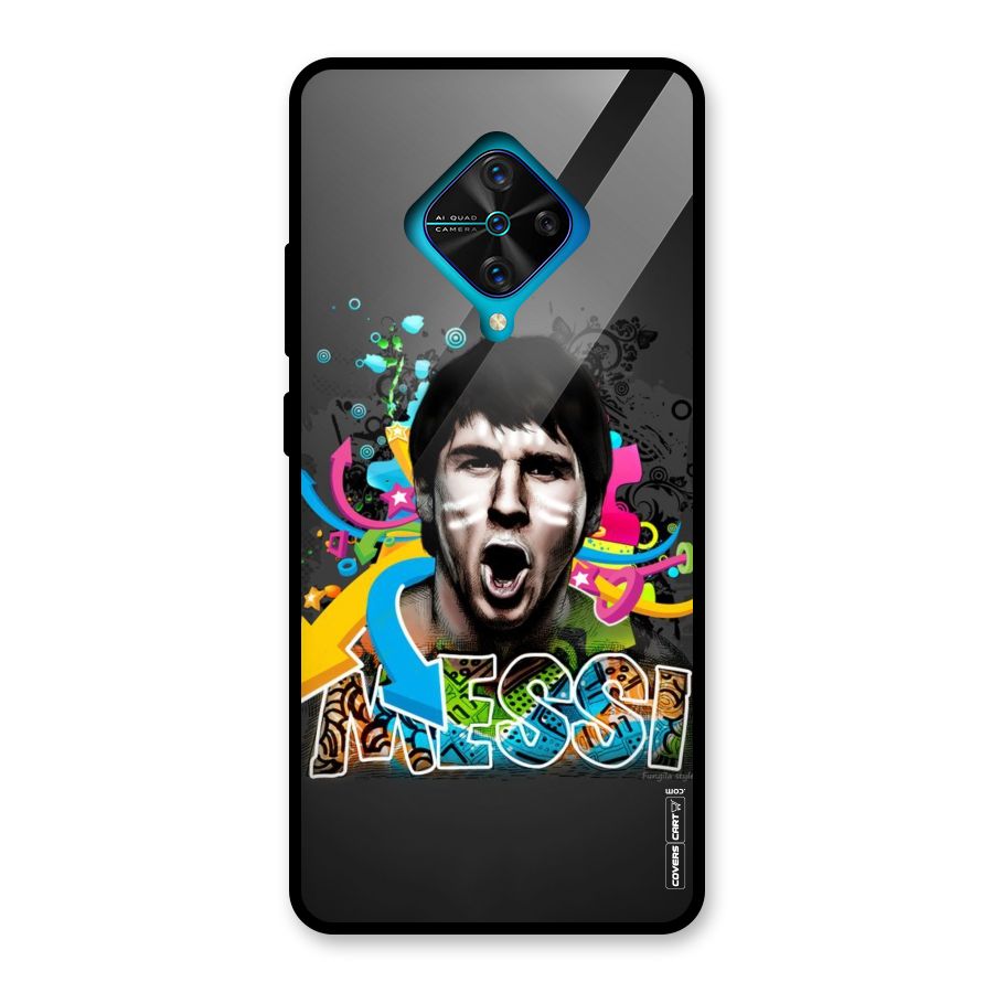 Messi For Argentina Glass Back Case for Vivo S1 Pro
