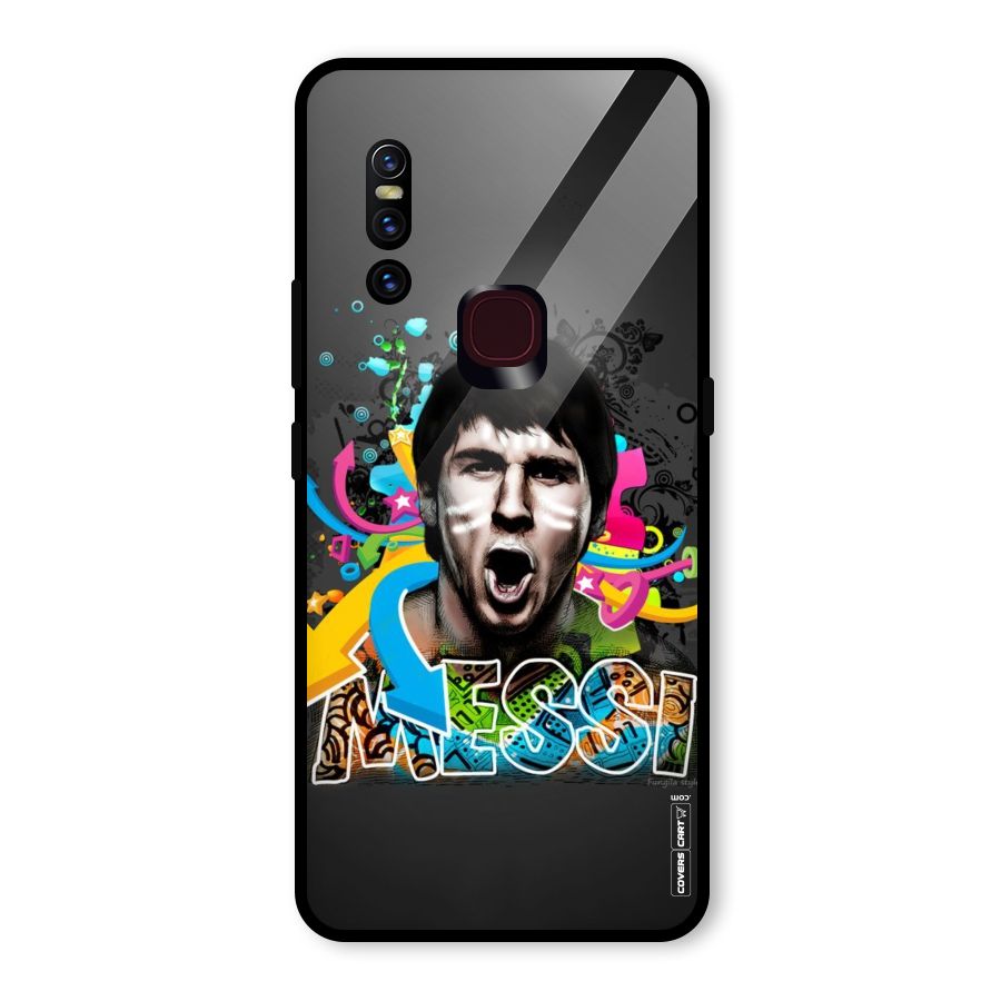 Messi For Argentina Glass Back Case for Vivo V15