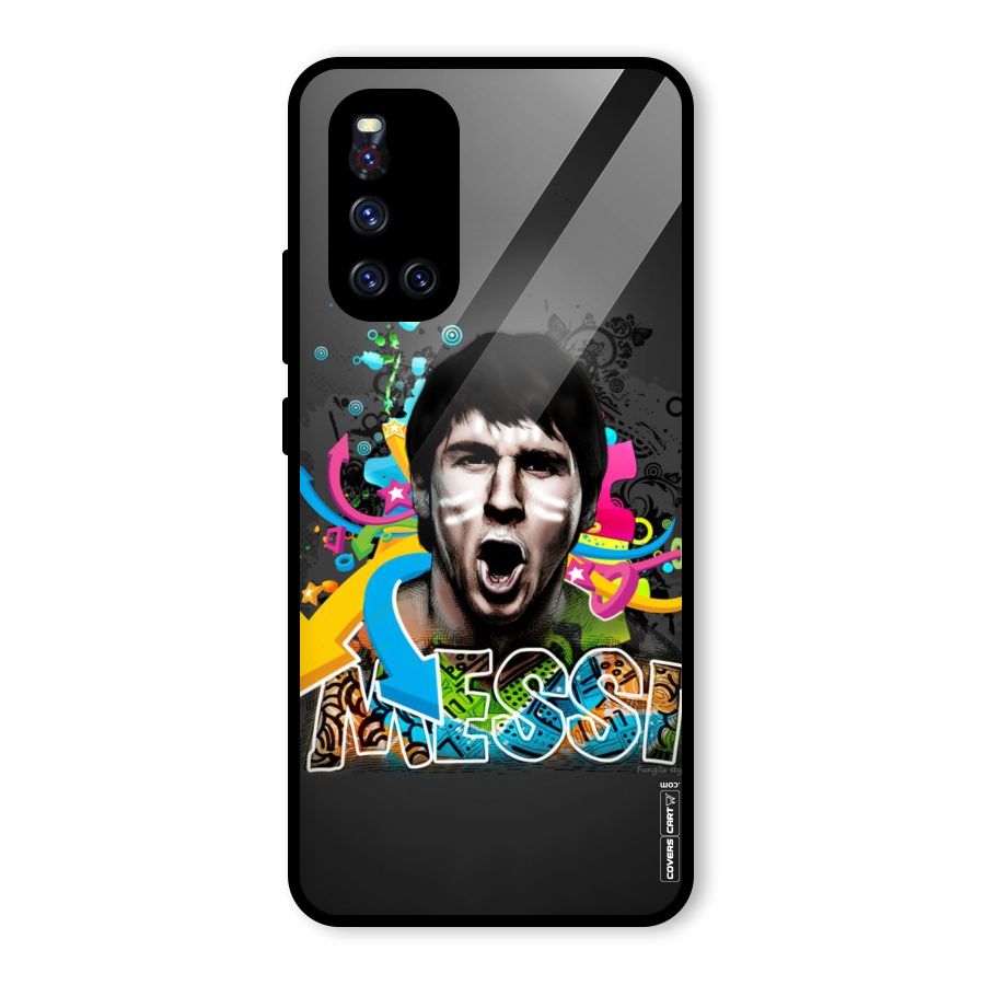 Messi For Argentina Glass Back Case for Vivo V19