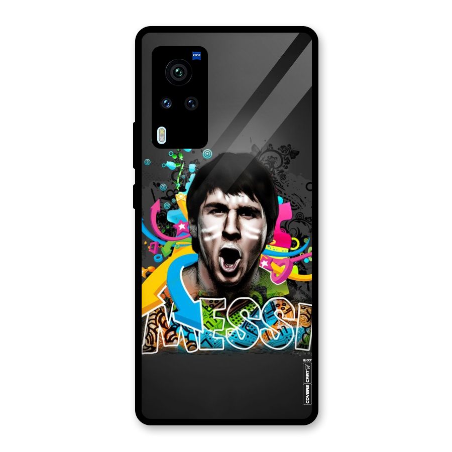 Messi For Argentina Glass Back Case for Vivo X60 Pro