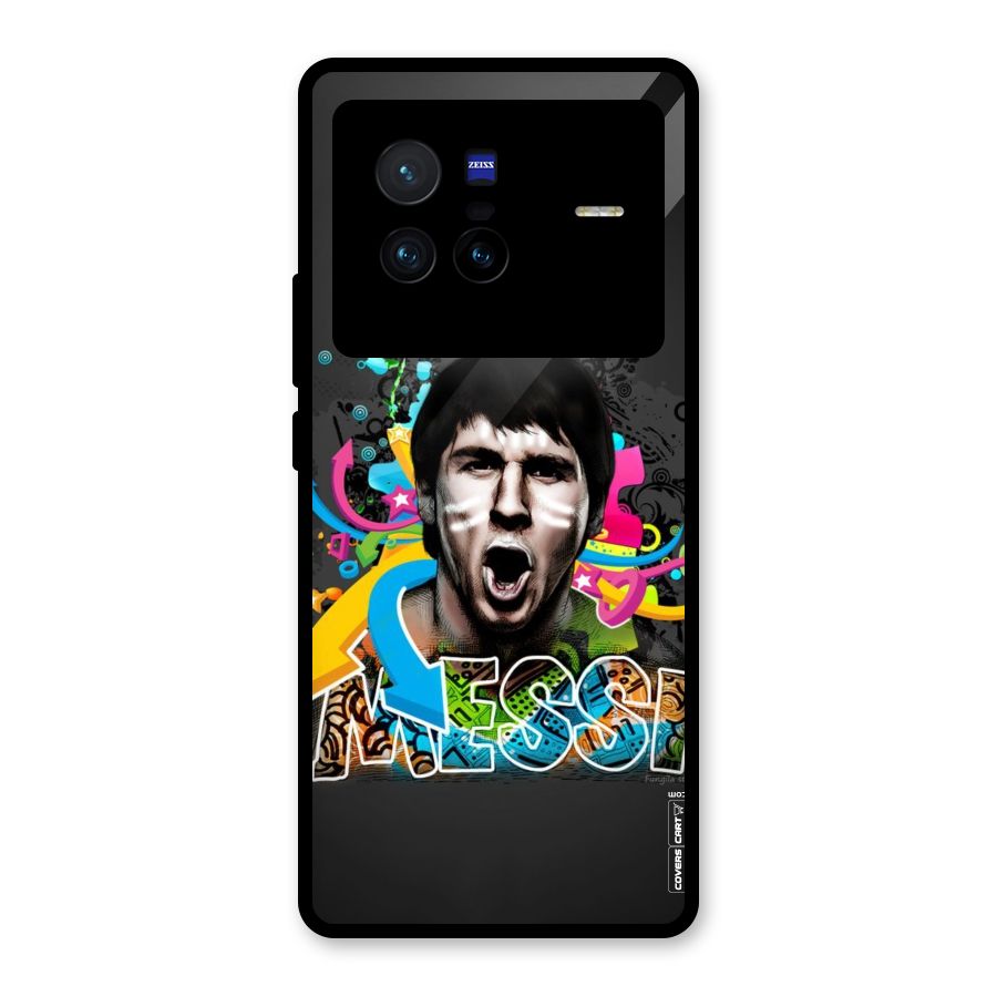 Messi For Argentina Glass Back Case for Vivo X80
