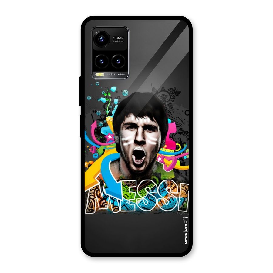 Messi For Argentina Glass Back Case for Vivo Y21T