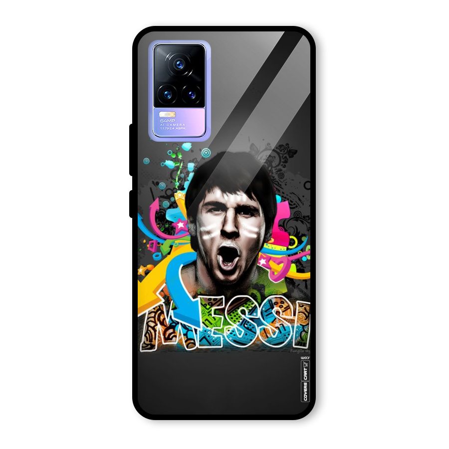 Messi For Argentina Glass Back Case for Vivo Y73