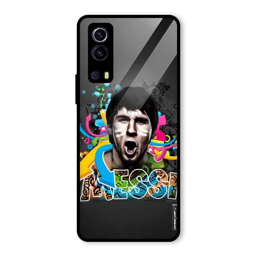 Messi For Argentina Glass Back Case for Vivo iQOO Z3