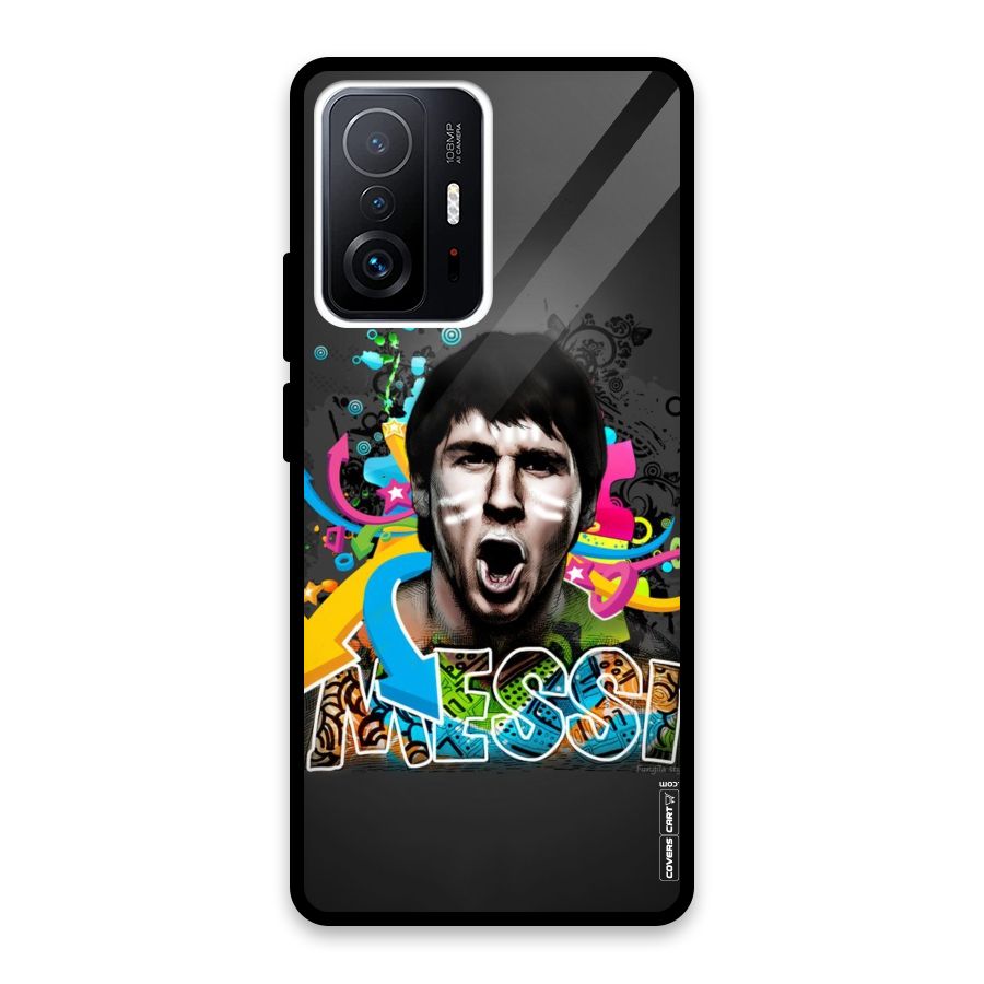 Messi For Argentina Glass Back Case for Xiaomi 11T Pro