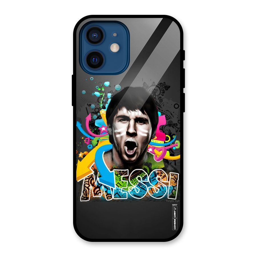 Messi For Argentina Glass Back Case for iPhone 12 Mini
