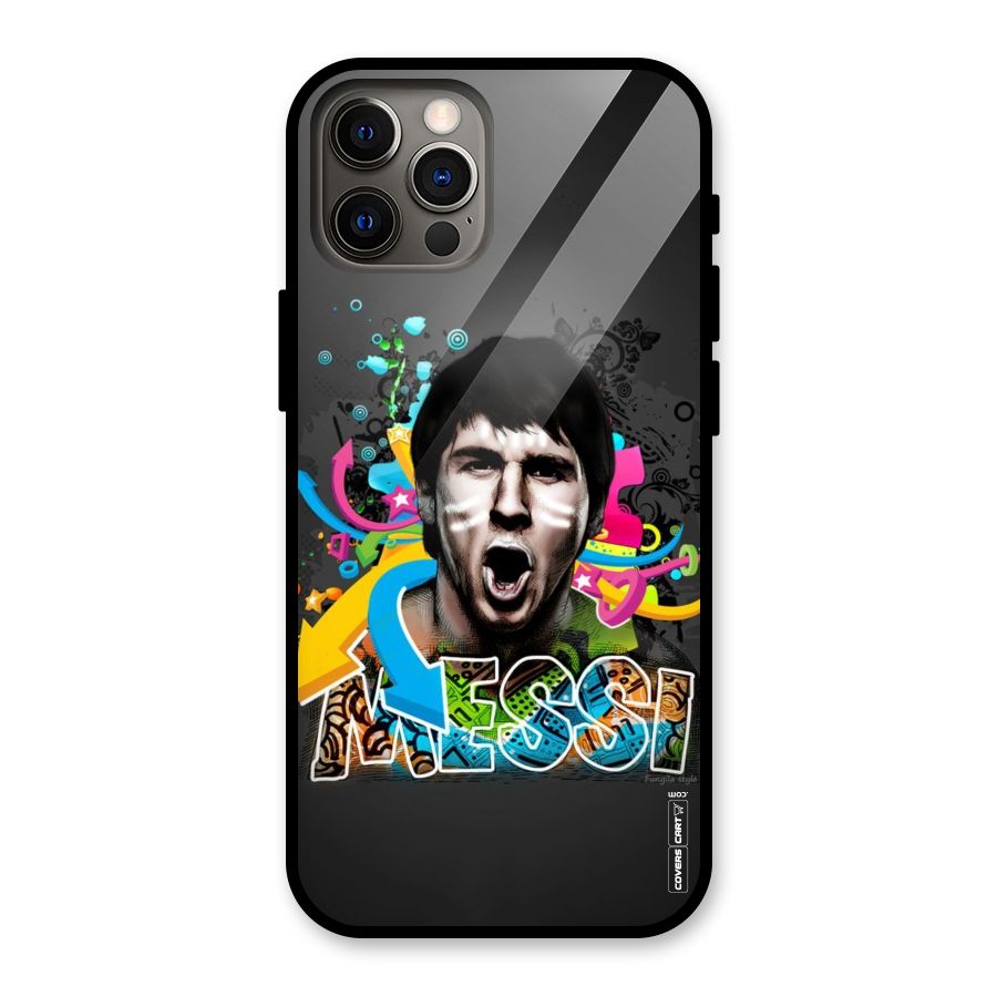 Messi For Argentina Glass Back Case for iPhone 12 Pro