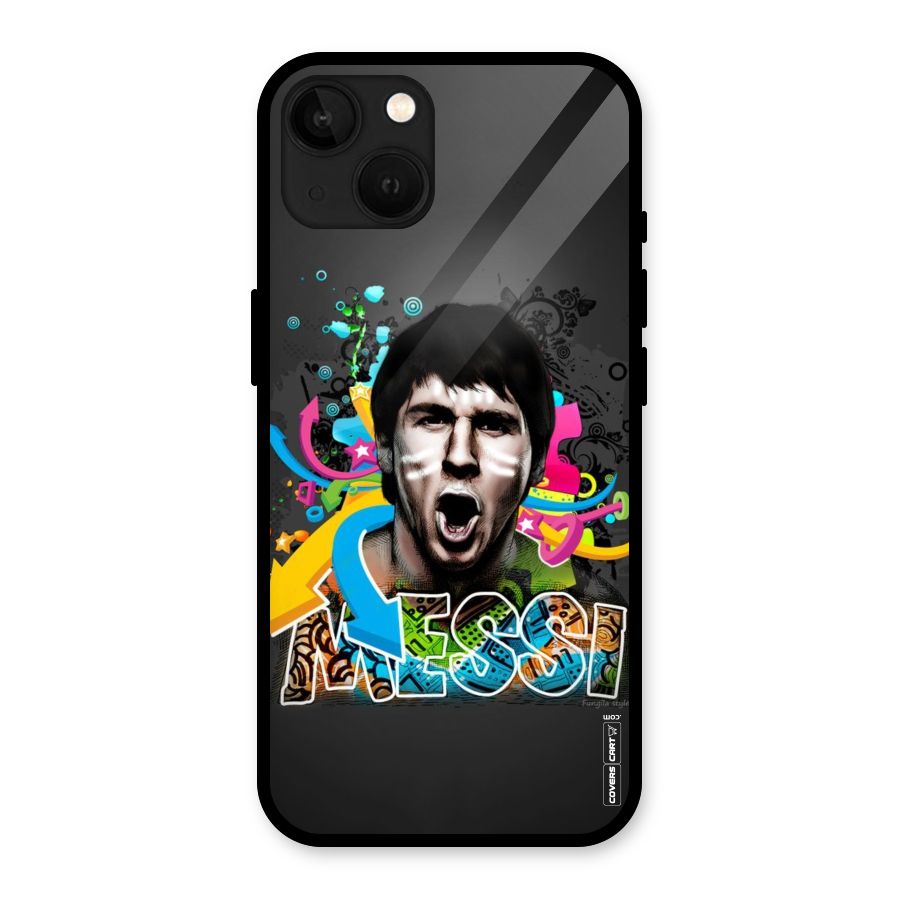 Messi For Argentina Glass Back Case for iPhone 13