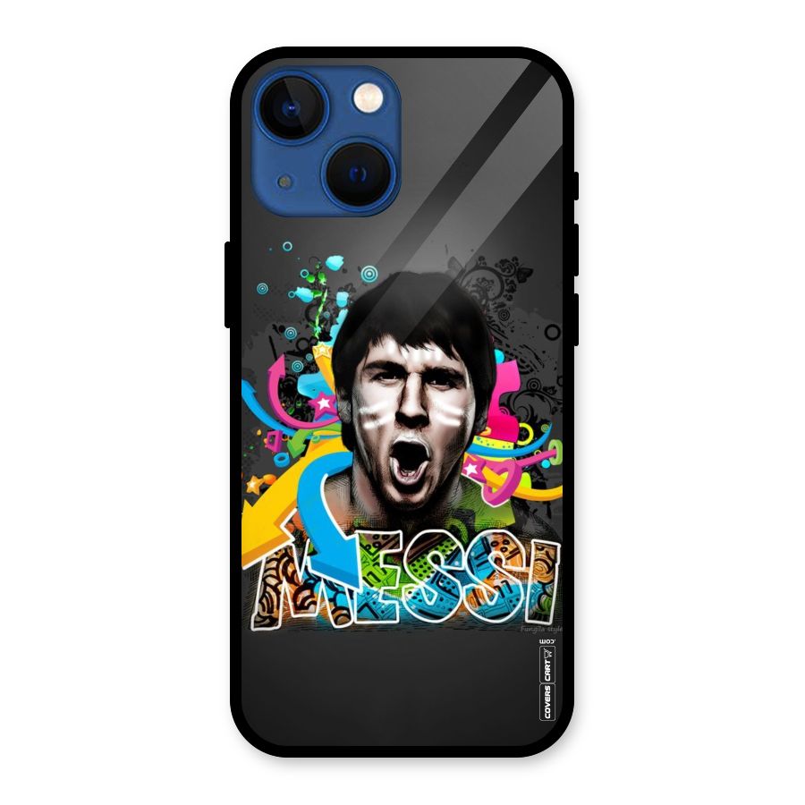 Messi For Argentina Glass Back Case for iPhone 13 Mini