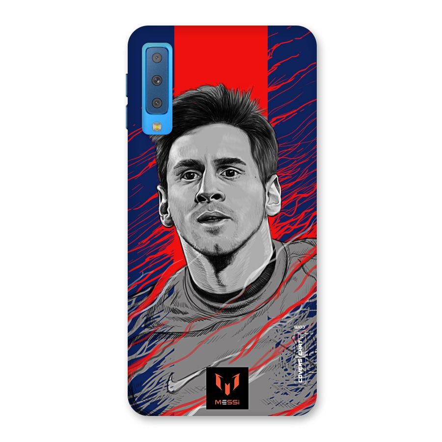Messi For FCB Back Case for Galaxy A7 (2018)