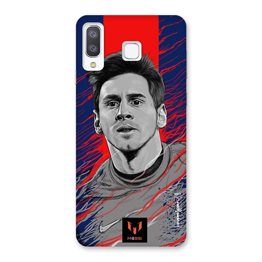 Messi For FCB Back Case for Galaxy A8 Star