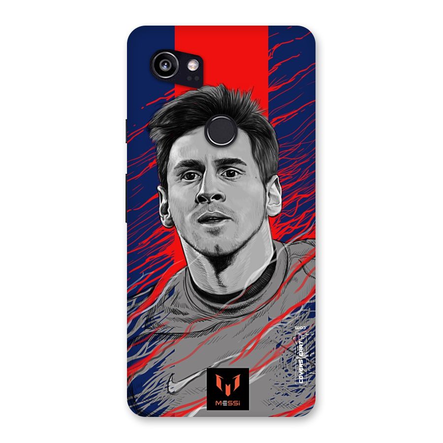Messi For FCB Back Case for Google Pixel 2 XL