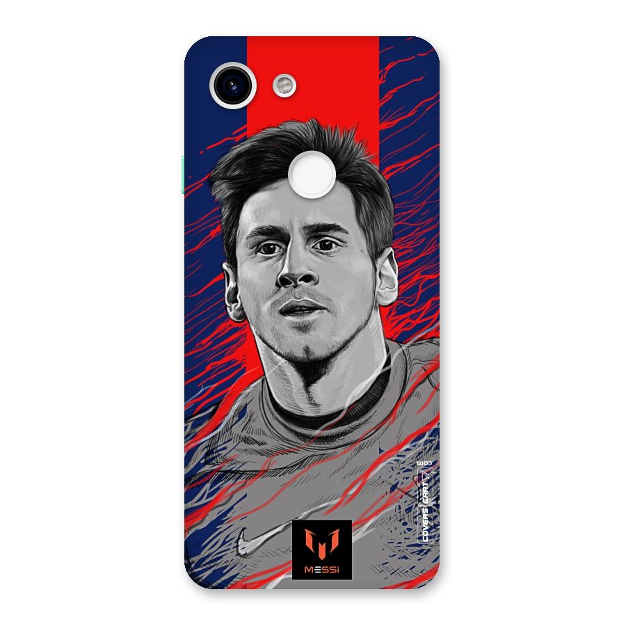 Messi For FCB Back Case for Google Pixel 3