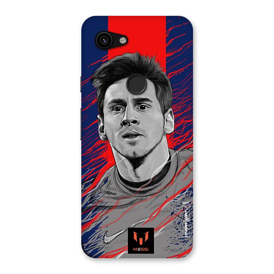 Messi For FCB Back Case for Google Pixel 3a