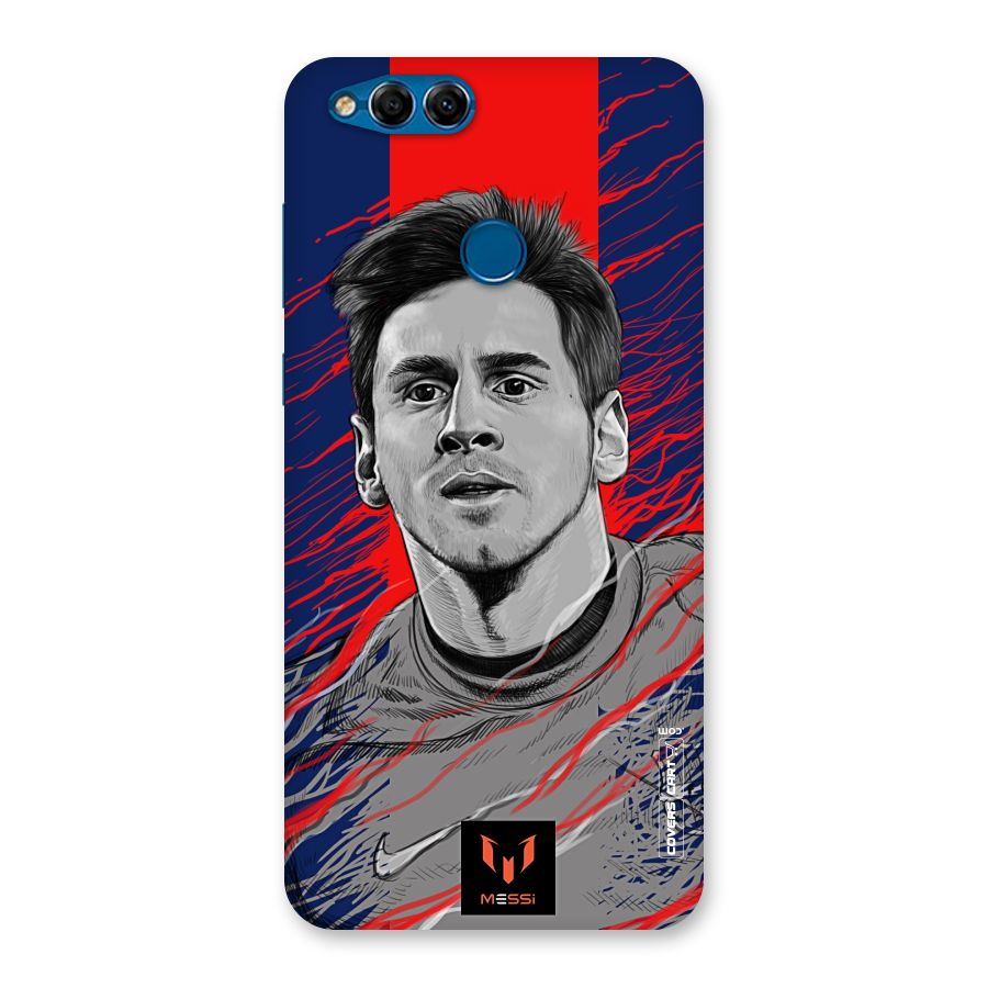 Messi For FCB Back Case for Honor 7X