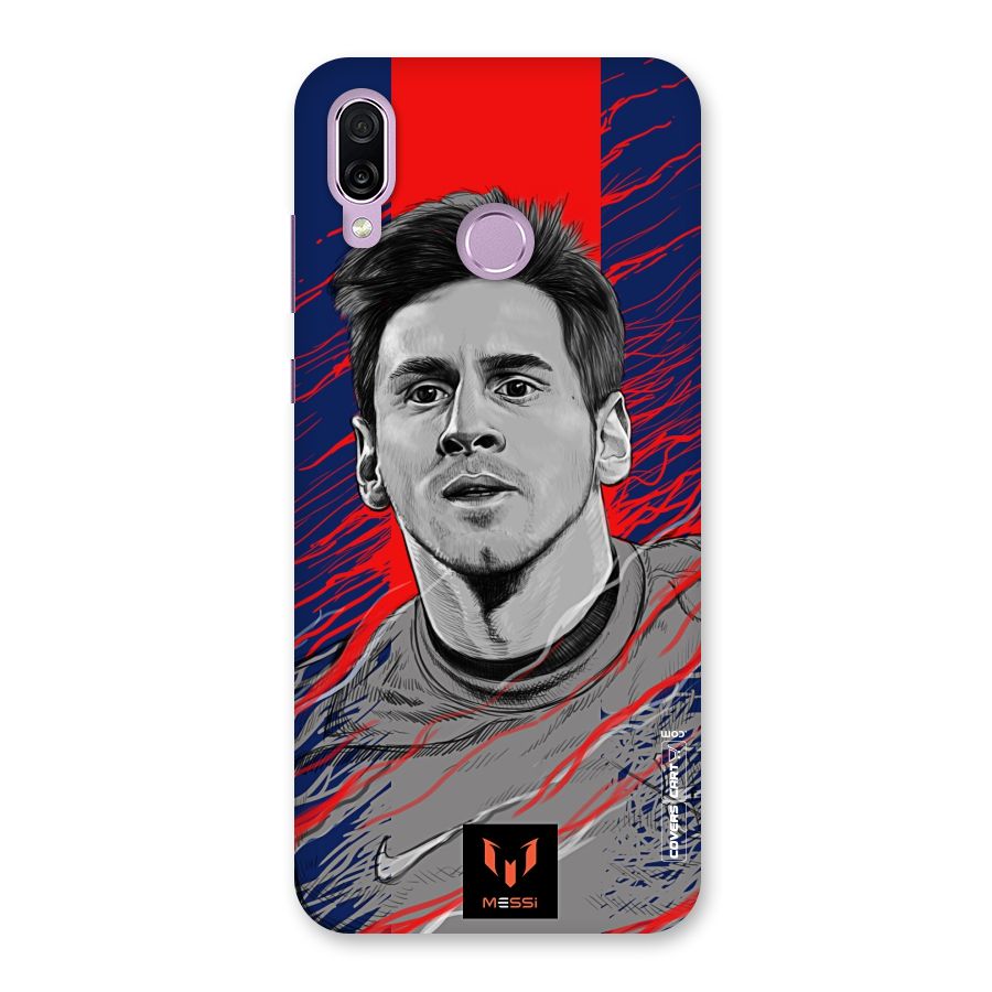 Messi For FCB Back Case for Honor Play