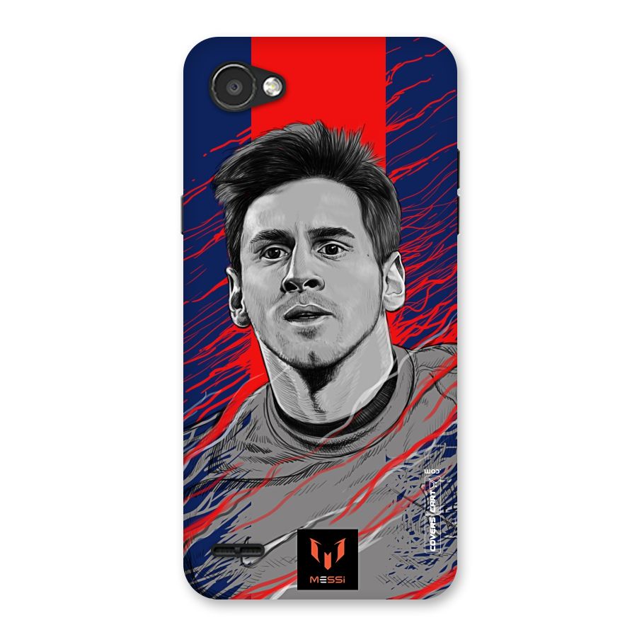 Messi For FCB Back Case for LG Q6