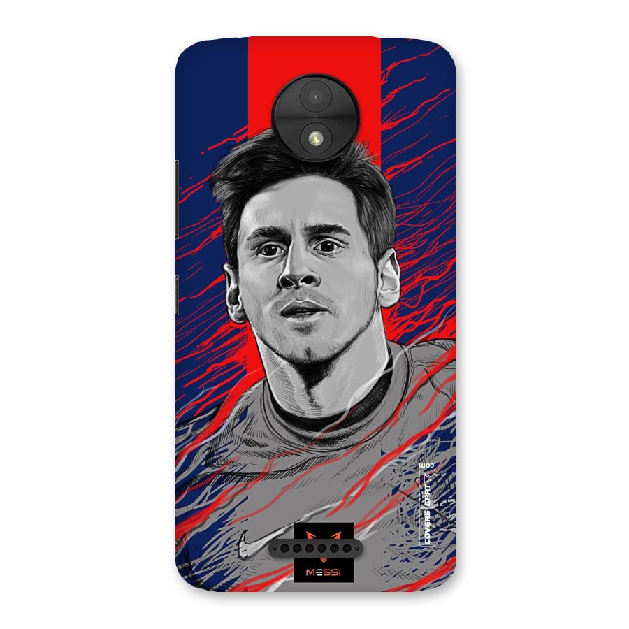 Messi For FCB Back Case for Moto C