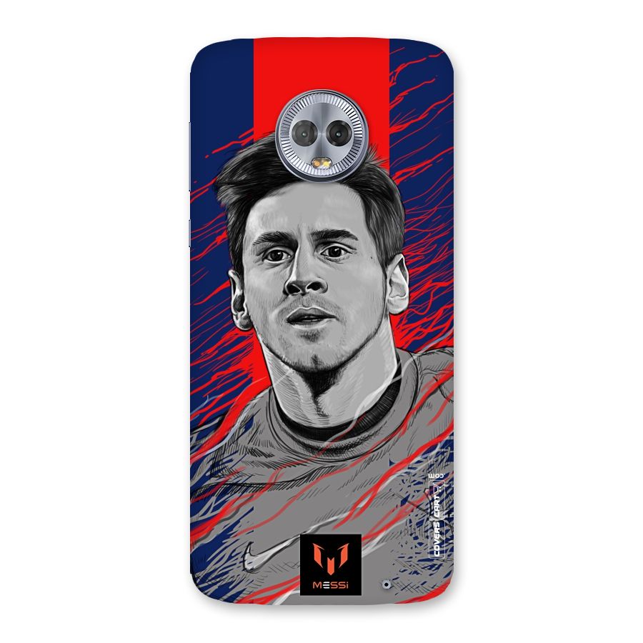 Messi For FCB Back Case for Moto G6 Plus