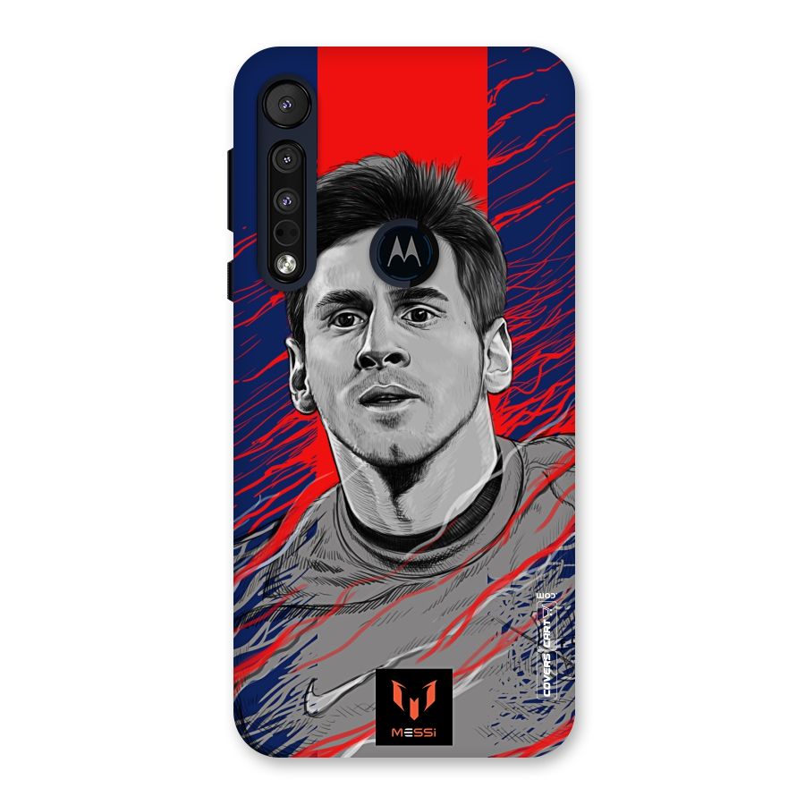 Messi For FCB Back Case for Motorola One Macro