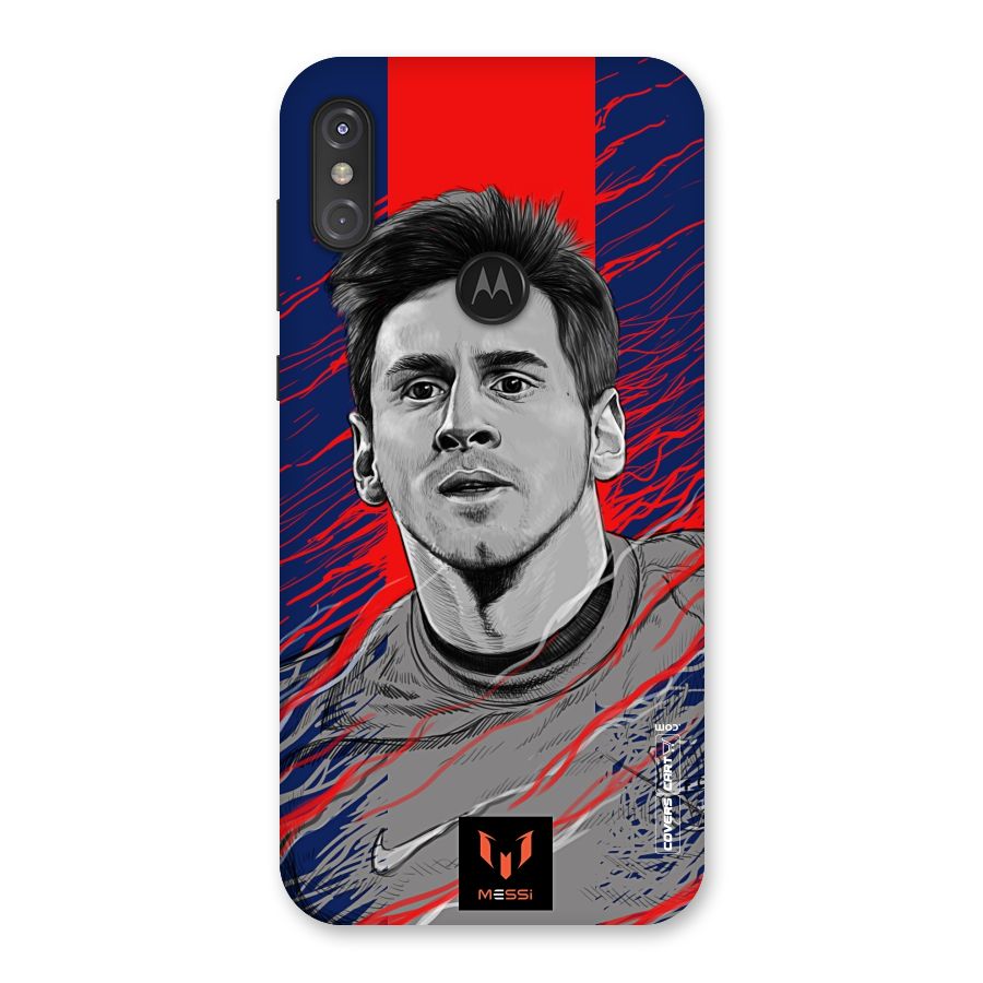 Messi For FCB Back Case for Motorola One Power