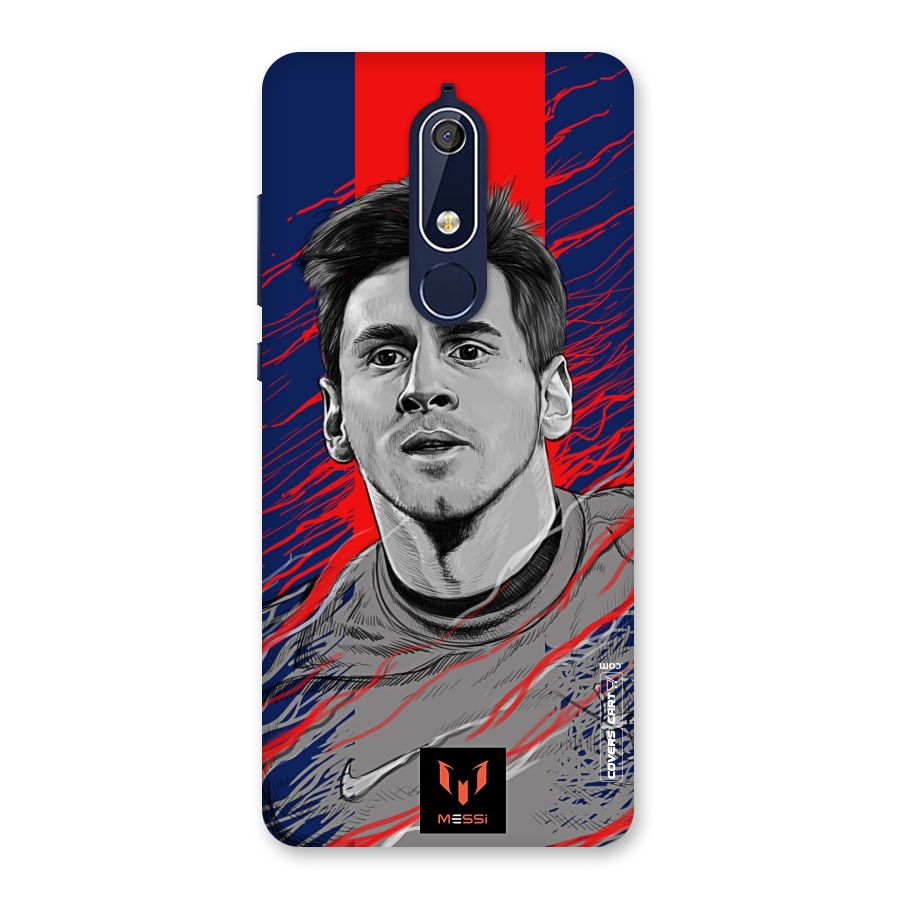 Messi For FCB Back Case for Nokia 5.1
