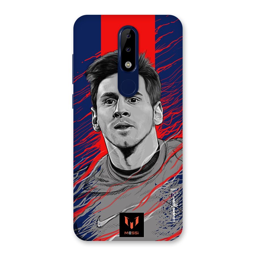 Messi For FCB Back Case for Nokia 5.1 Plus