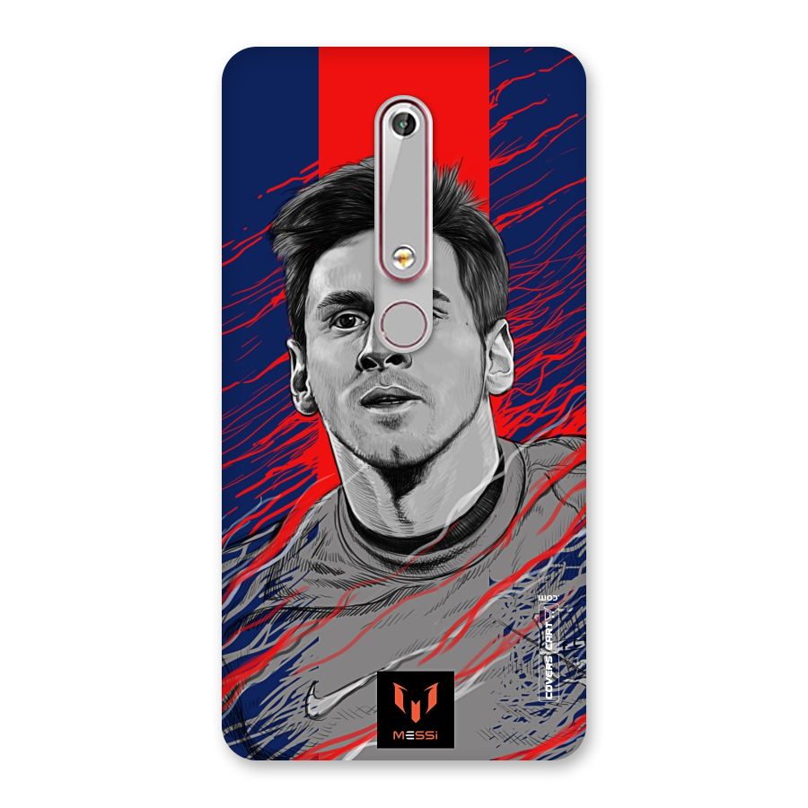 Messi For FCB Back Case for Nokia 6.1