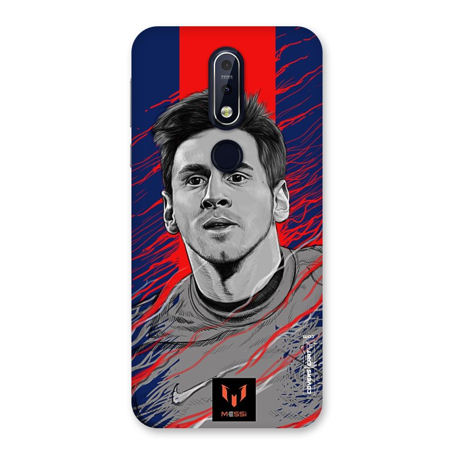 Messi For FCB Back Case for Nokia 7.1