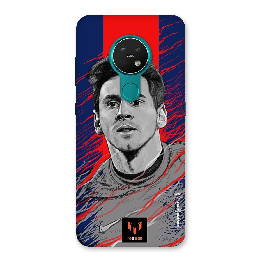 Messi For FCB Back Case for Nokia 7.2