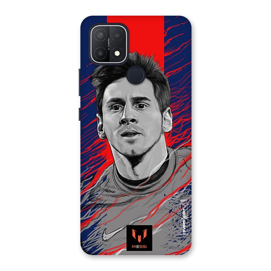 Messi For FCB Back Case for Oppo A15