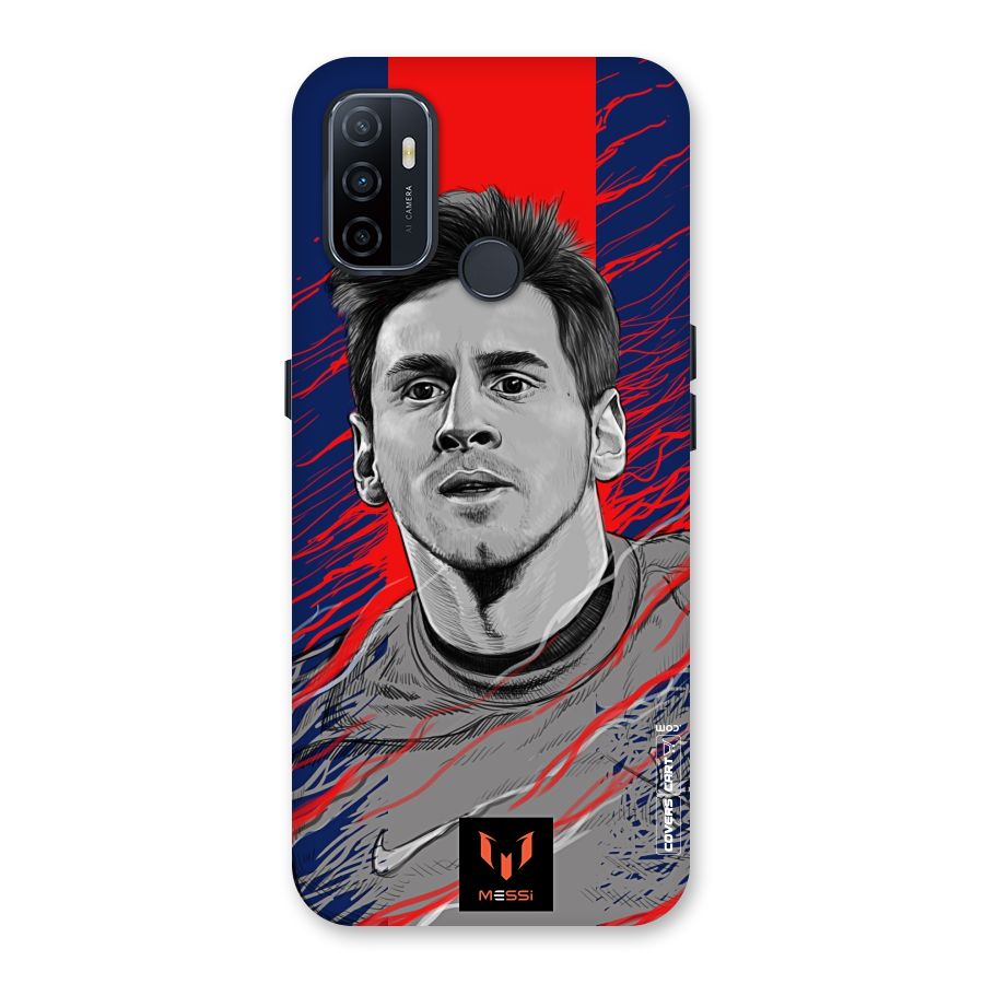 Messi For FCB Back Case for Oppo A32