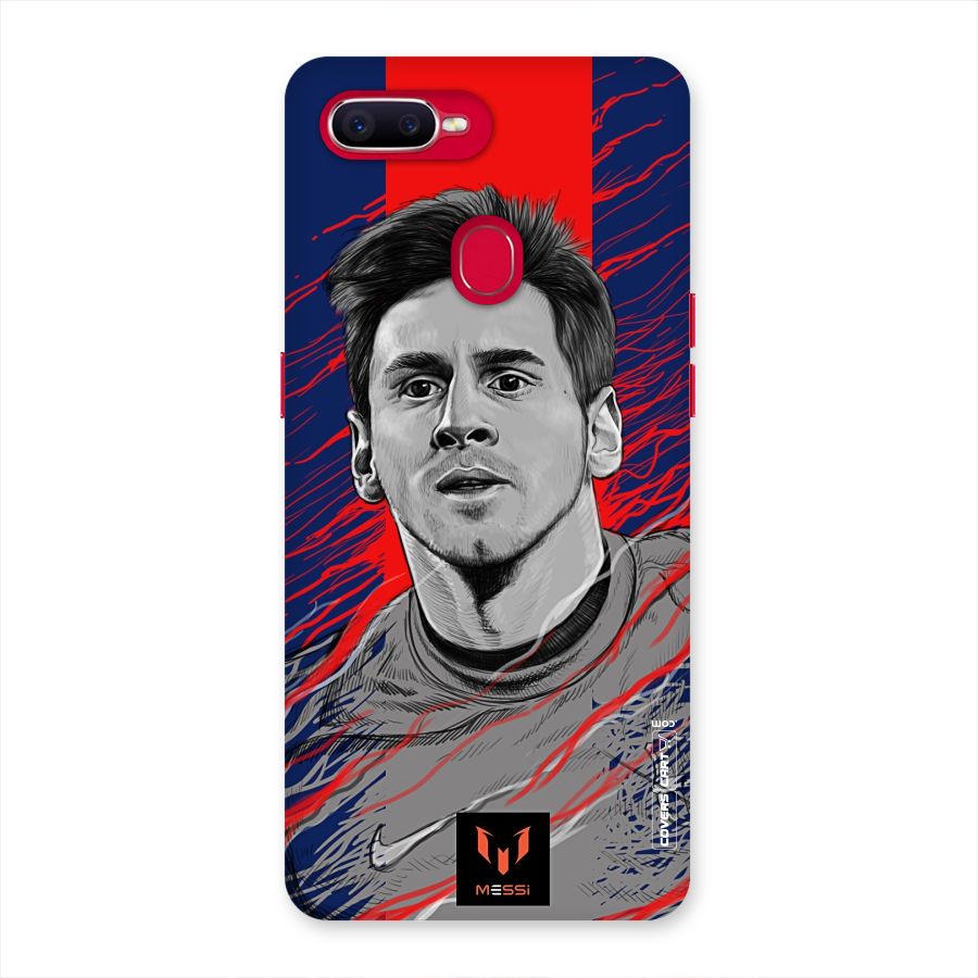 Messi For FCB Back Case for Oppo F9 Pro