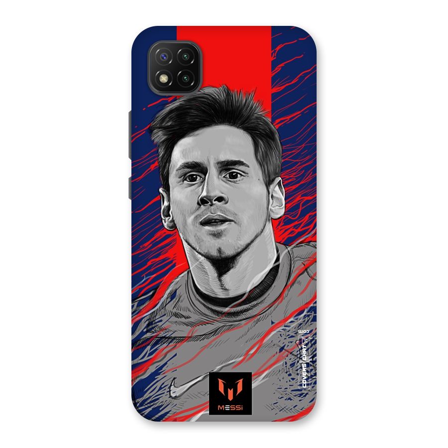 Messi For FCB Back Case for Poco C3