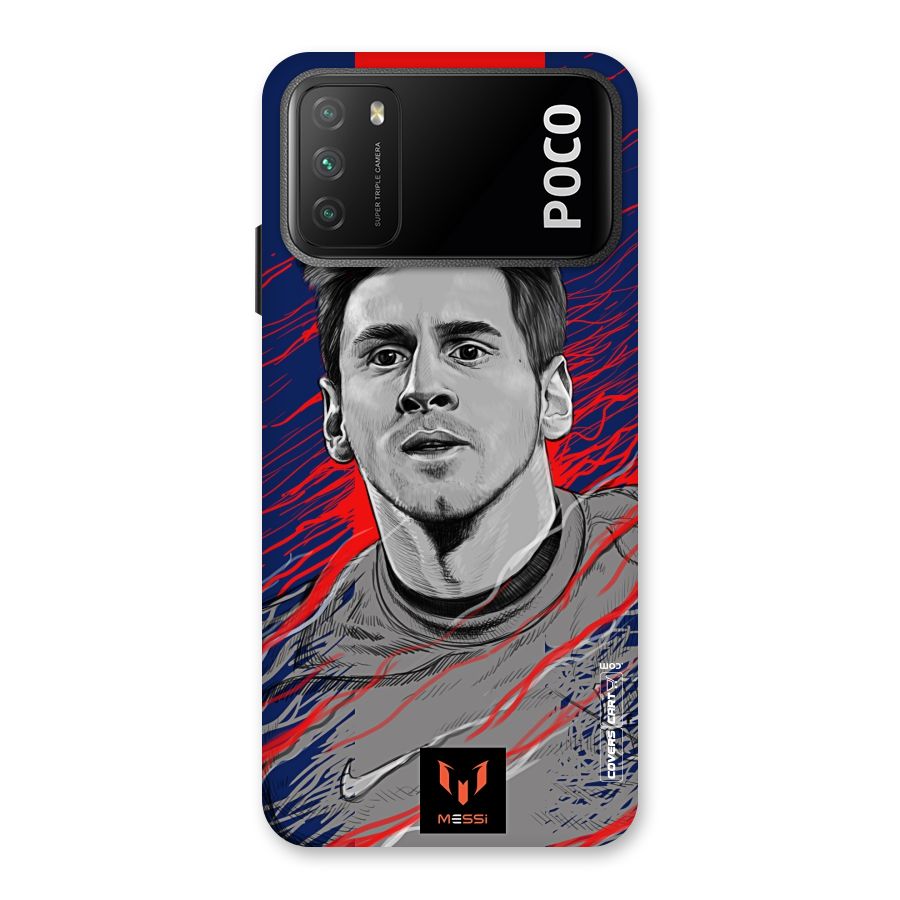 Messi For FCB Back Case for Poco M3