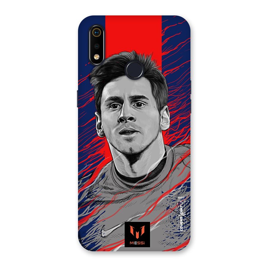 Messi For FCB Back Case for Realme 3i