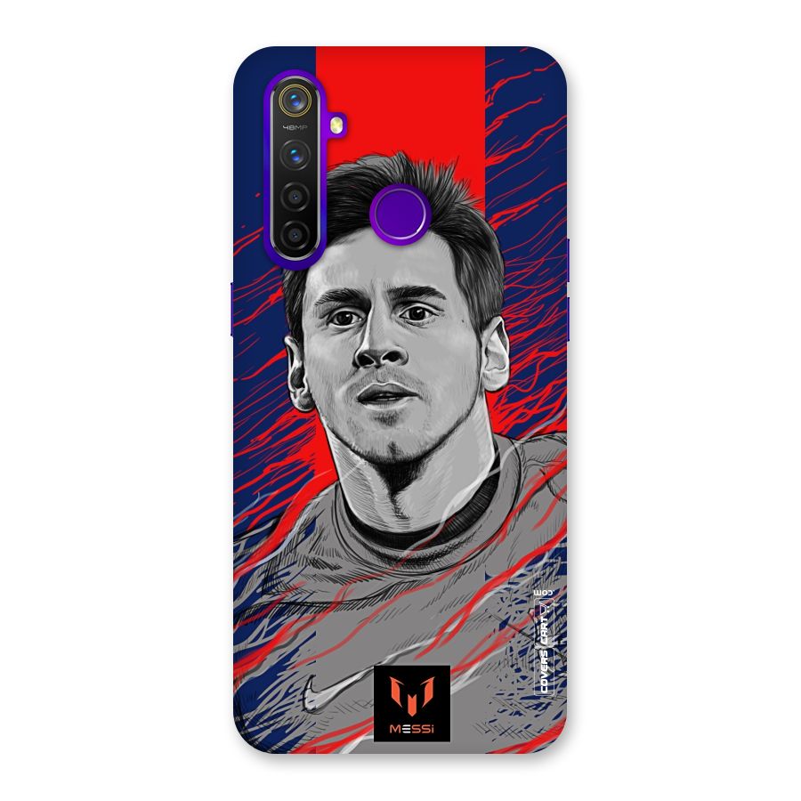 Messi For FCB Back Case for Realme 5 Pro