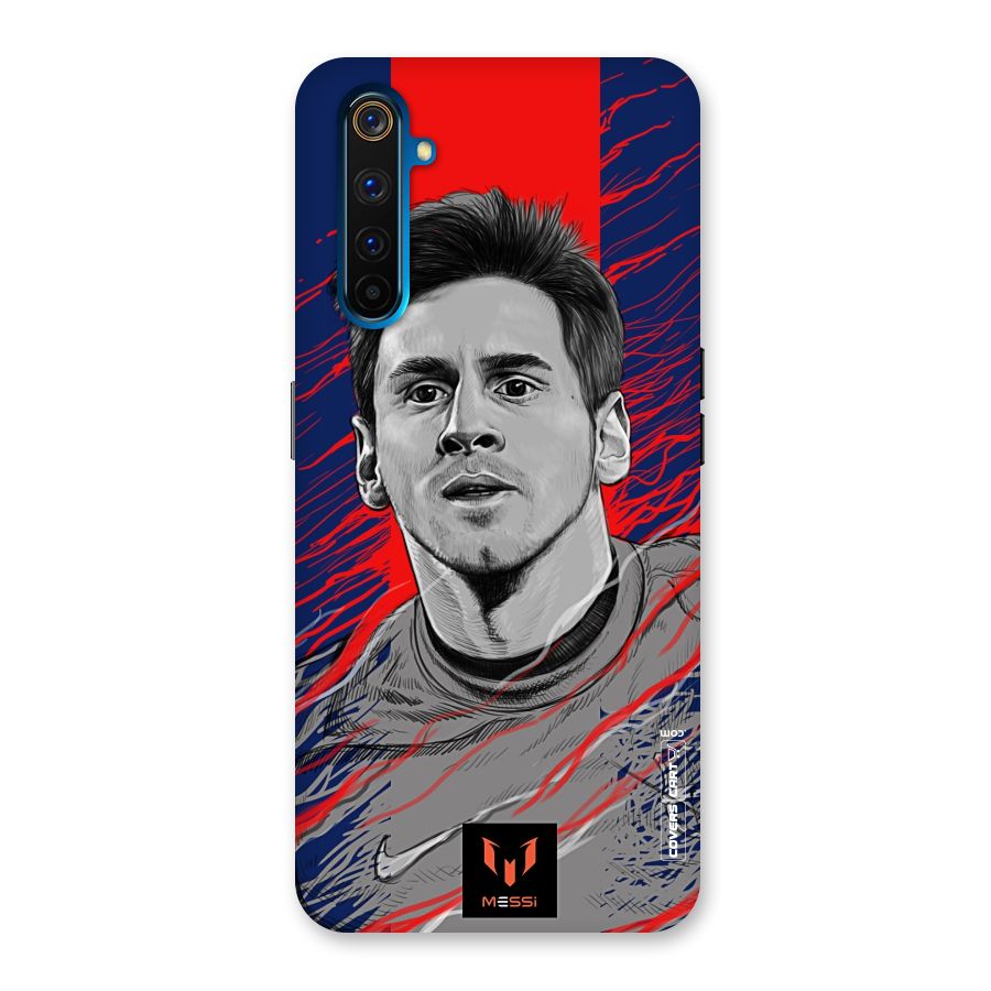 Messi For FCB Back Case for Realme 6 Pro