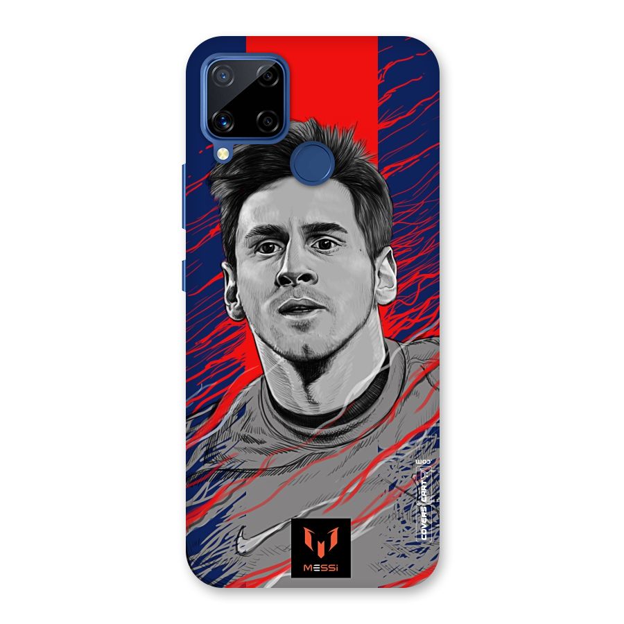 Messi For FCB Back Case for Realme C15