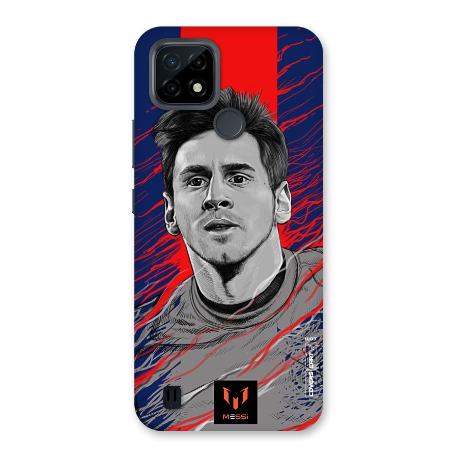 Messi For FCB Back Case for Realme C21