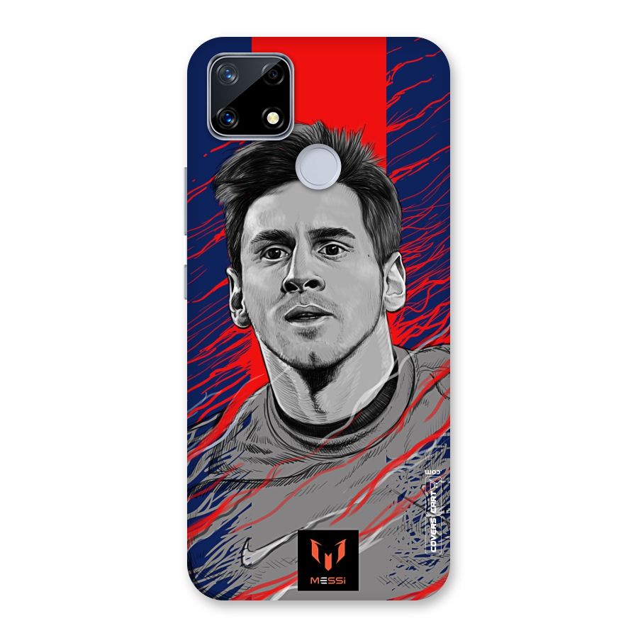 Messi For FCB Back Case for Realme Narzo 20