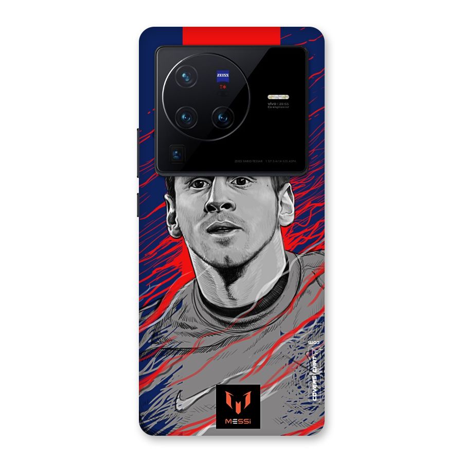 Messi For FCB Back Case for Vivo X80 Pro