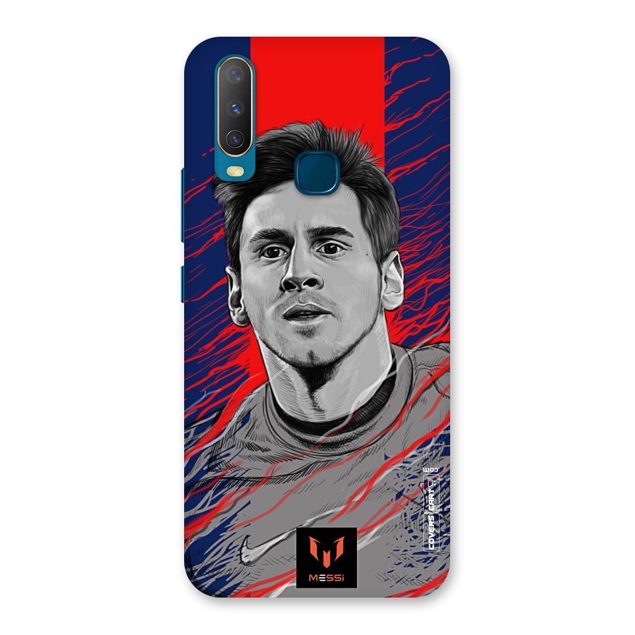 Messi For FCB Back Case for Vivo Y17