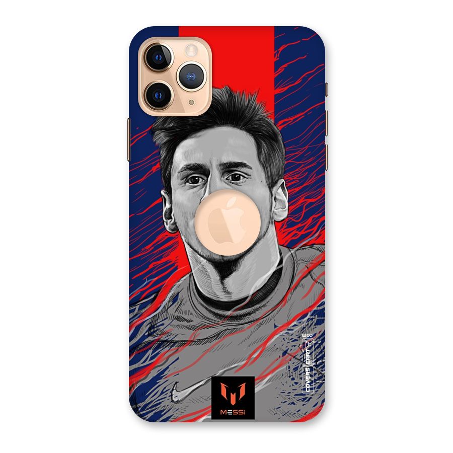 Messi For FCB Back Case for iPhone 11 Pro Max Logo Cut
