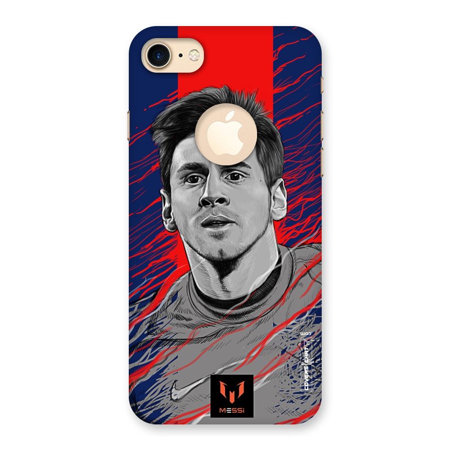 Messi For FCB Back Case for iPhone 7 Logo Cut