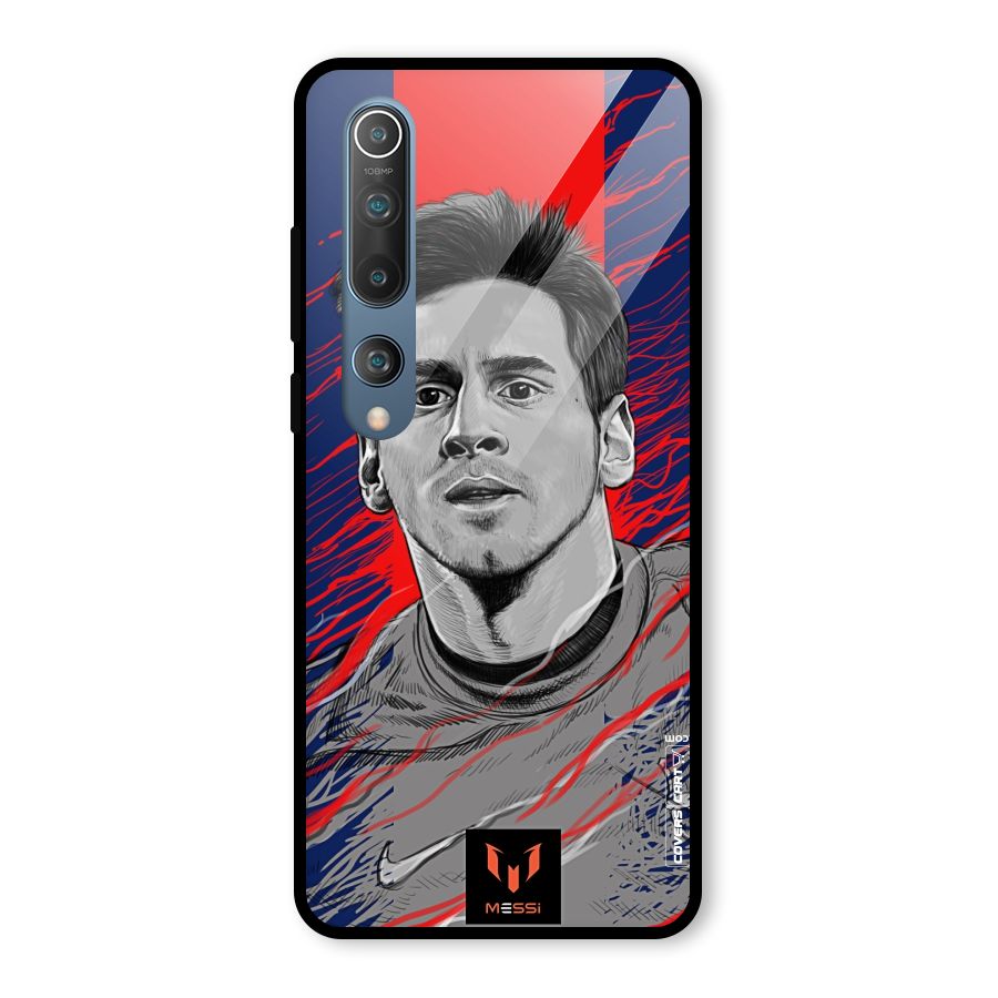Messi For FCB Glass Back Case for Mi 10