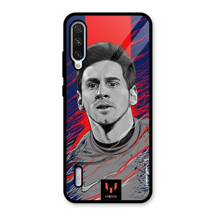 Messi For FCB Glass Back Case for Mi A3